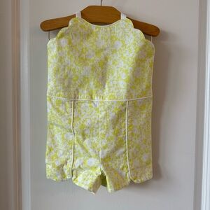 Janie and Jack Little Girl Floral Romper